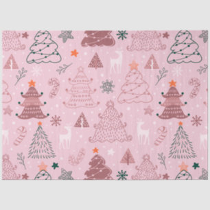 Christmas Trees Reindeer Candy Canes Christmas Tissue Paper