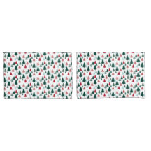 Christmas Trees Scandi Pine Forest Cozy Patterned
