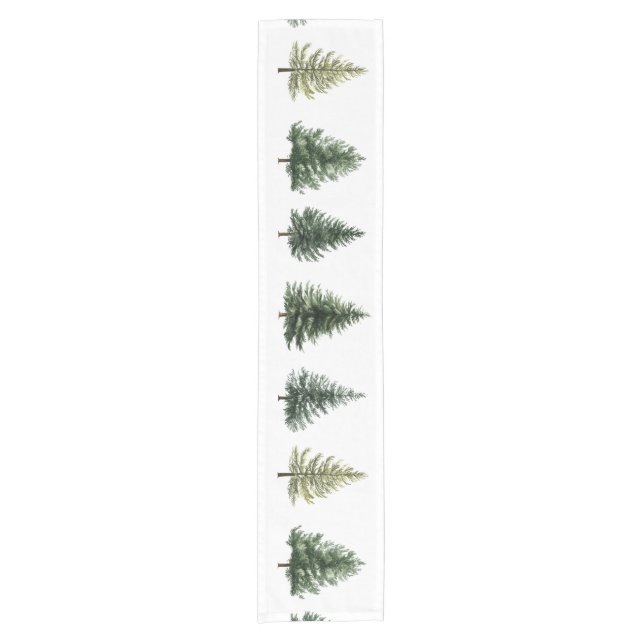 Christmas Trees Short Table Runner (Front)