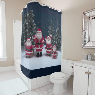 Christmas Trees Shower Curtain