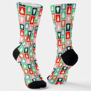 Christmas Trees Socks