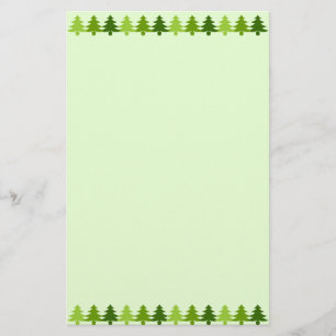 Christmas Trees Stationery