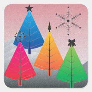 Christmas Trees Stickers