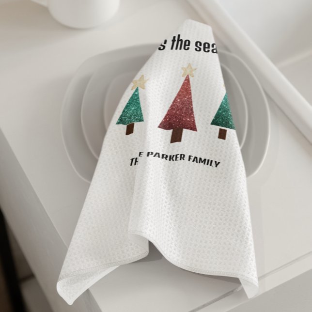Christmas Trees Tea Towel (Creator Uploaded)