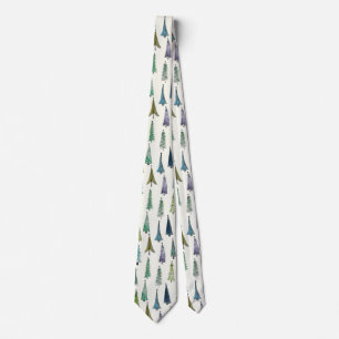 christmas trees tie