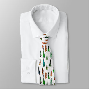 Christmas trees  tie