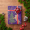 Christmas trees & tigers pattern custom background