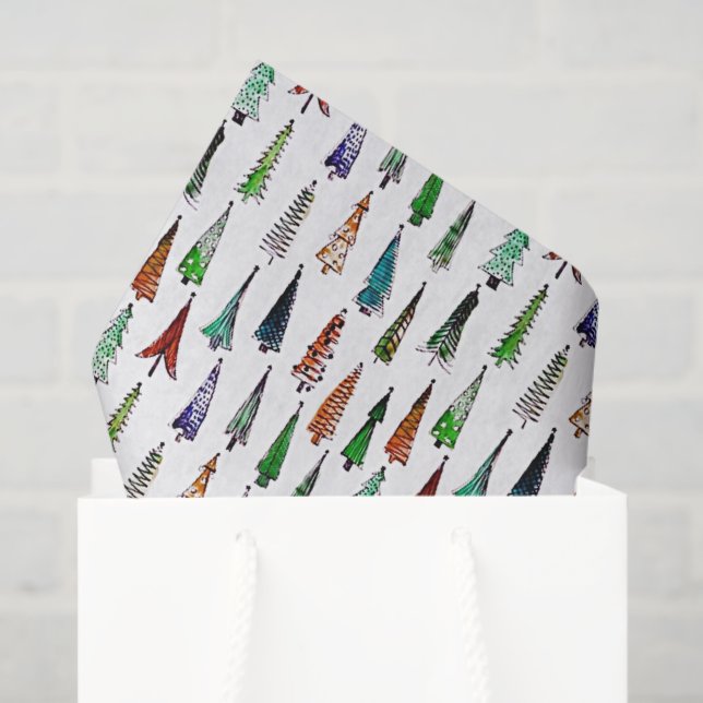 Christmas trees  tissue paper (Gift Bag)