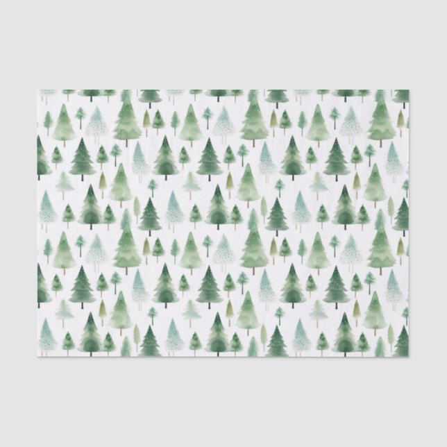 christmas trees tissue paper (Front)