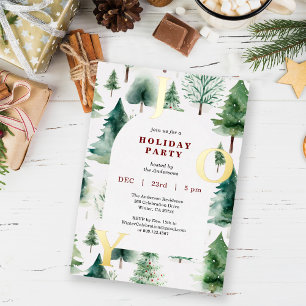 Christmas Trees Winter Greenery Joy Holiday Party