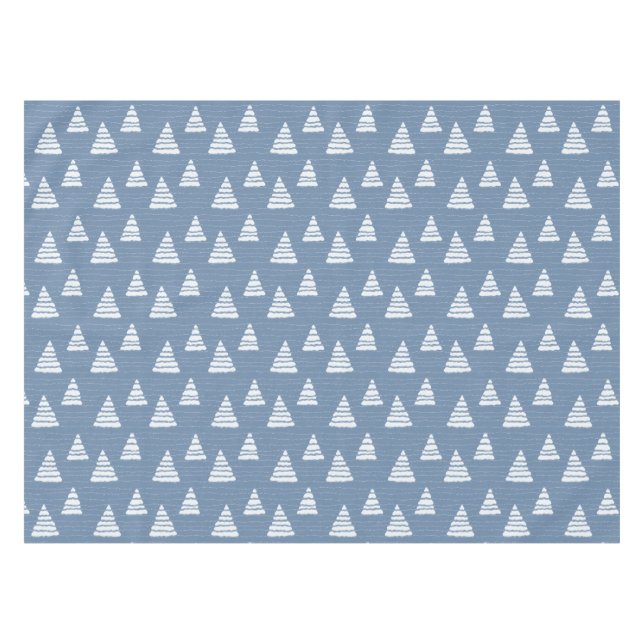 Christmas trees with beads strings pattern tablecloth (Front (Horizontal))