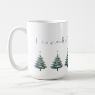 Christmas Trees with Personalized Message Mug