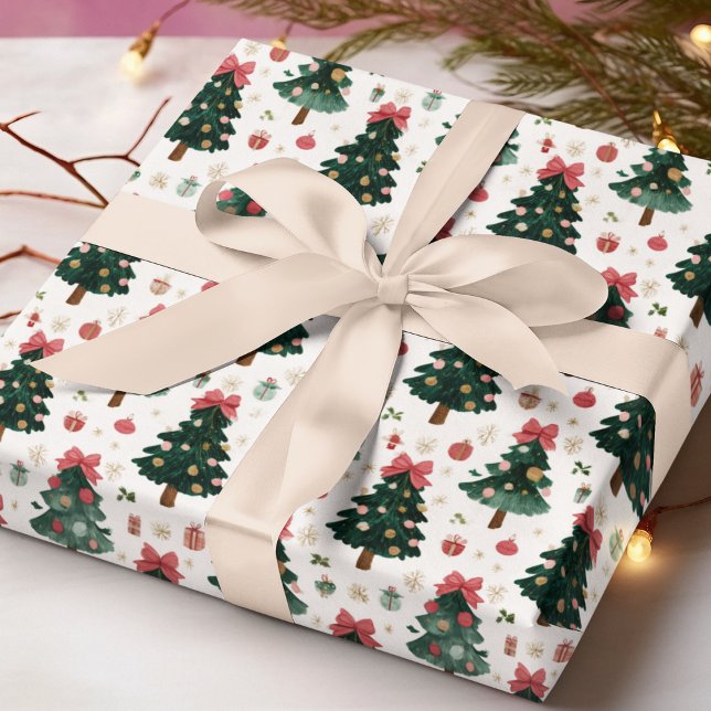 Christmas Trees Wrapping Paper (Creator Uploaded)