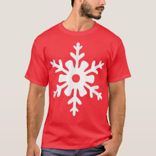Christmas Trendy Drawing Snow Flake T-Shirt