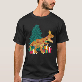 Christmas Trex Funny Xmas Dinosaur T-Shirt