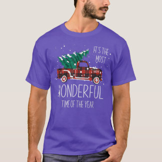 Christmas Truck Its The Most Wonderful Time Of The T-Shirt