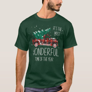 Christmas Truck Its The Most Wonderful Time Of The T-Shirt