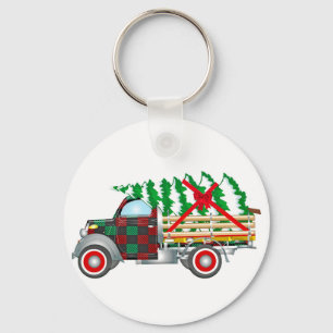 Christmas Truck Key Ring