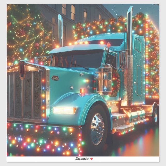 Christmas truck with lights (Sheet)