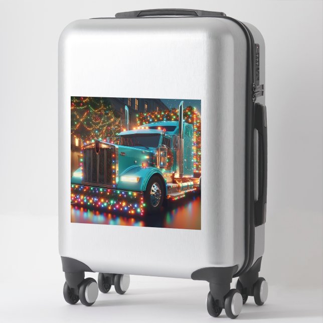 Christmas truck with lights (Suitcase)