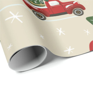 Christmas Truck Wrapping Paper