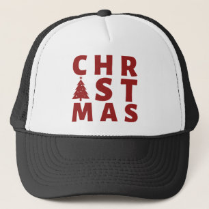 CHRISTMAS TRUCKER HAT