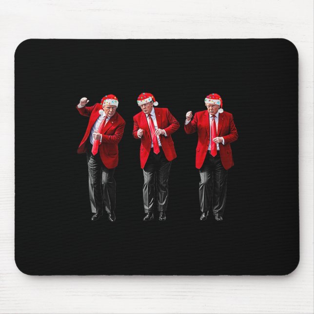 Christmas Trump Dancing Santa Trump Dance  Mouse Pad (Front)