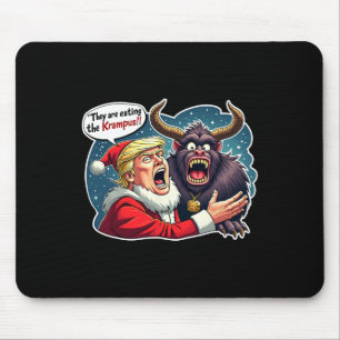 Christmas Trump Santa Claus They Are Eating The Kr Mouse Pad