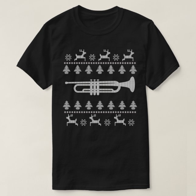 Christmas Trumpet Gift 1 T-Shirt (Design Front)