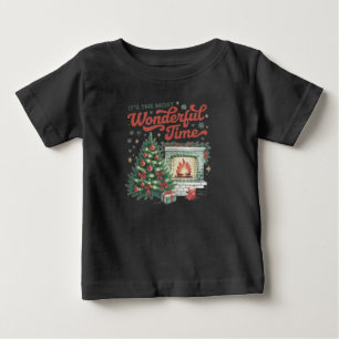 Christmas t's The Most Wonderful Time Vintage Baby T-Shirt