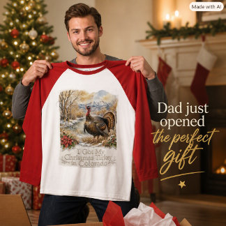  Christmas Turkey Hunt Colorado Slogan  T-Shirt