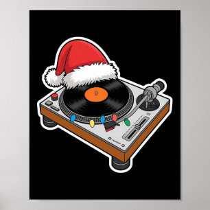 Christmas Turntable Festive Holiday Xmas 1 Poster