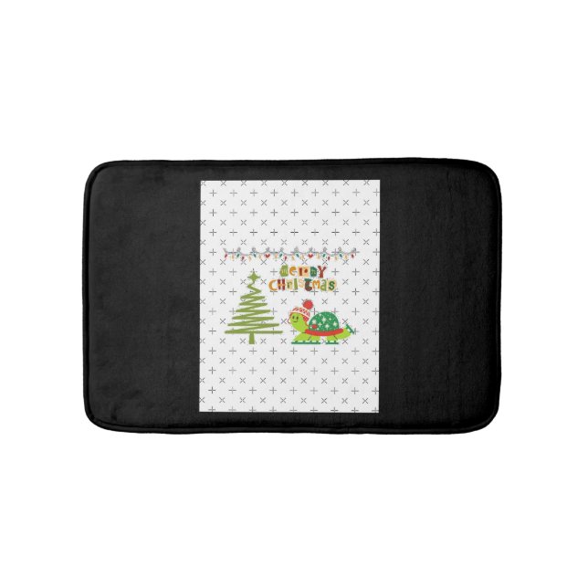 christmas turtle A-Line Dress Bath Mat (Front)