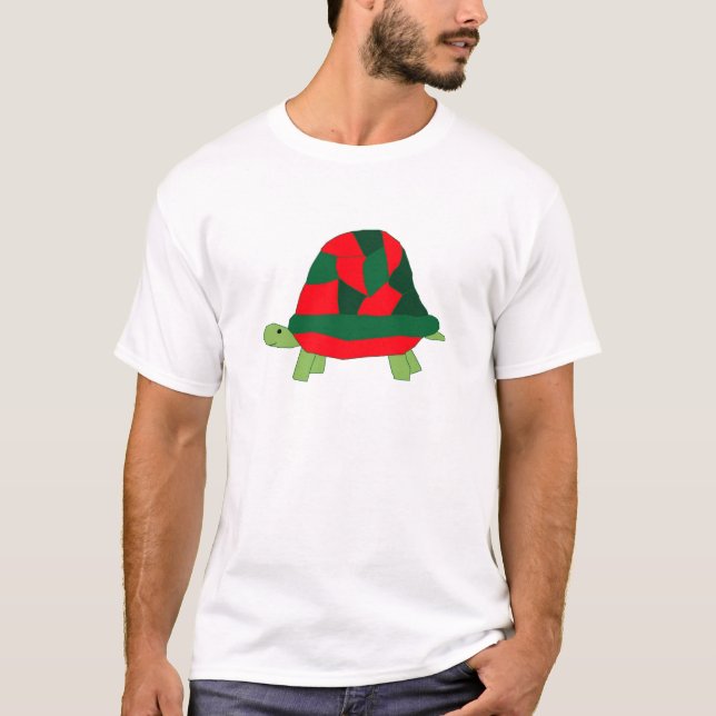 Christmas Turtle apparel T-Shirt (Front)