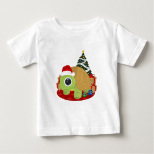 Christmas Turtle  Baby T-Shirt