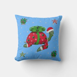 Christmas Turtle Cushion
