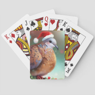 Christmas Turtle Dove (1) Playing Cards