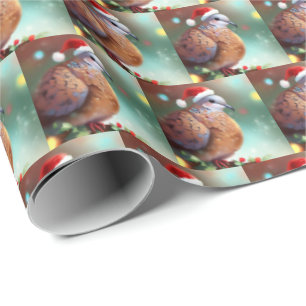 Christmas Turtle Dove 1 Wrapping Paper