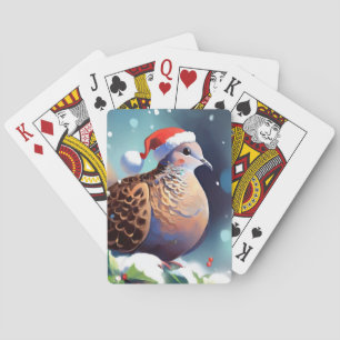 Christmas Turtle Dove (2) Playing Cards