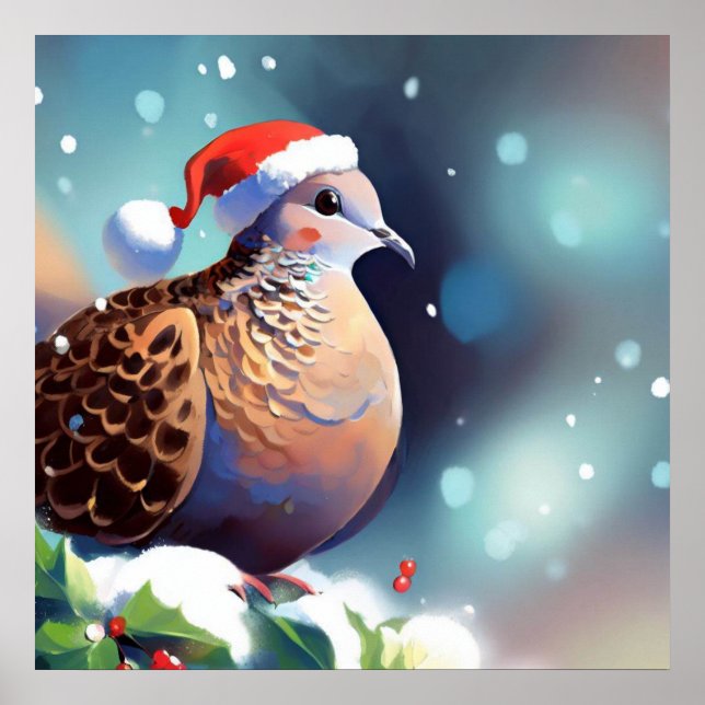 Christmas Turtle Dove 2 Poster (Front)