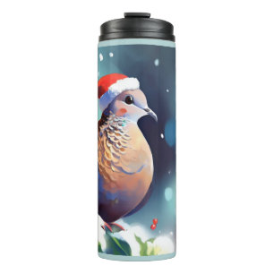 Christmas Turtle Dove 2 Thermal Tumbler