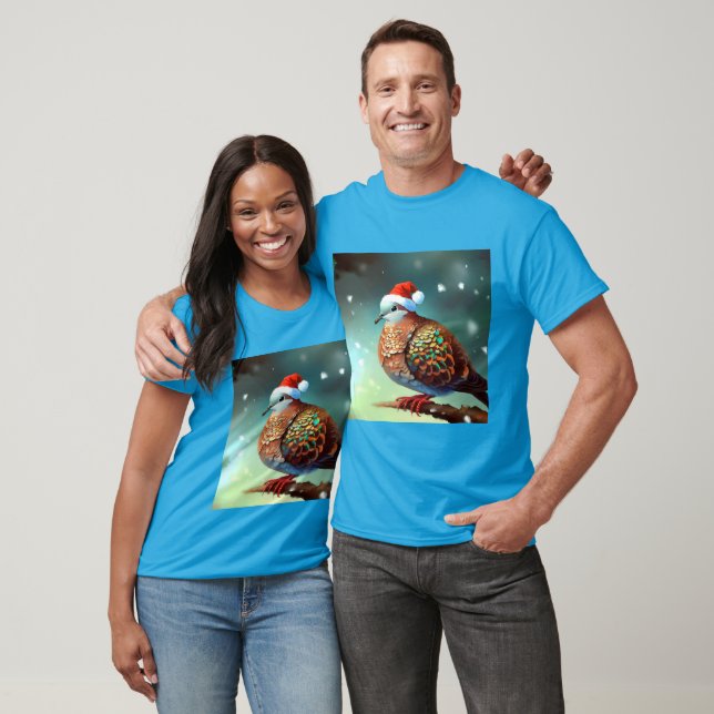 Christmas Turtle Dove 3 T-Shirt (Unisex)