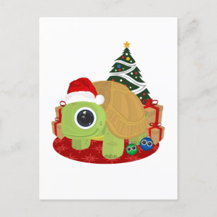 Christmas Turtle Postcard