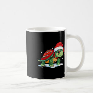 Christmas Turtle Santa Sea Turtle Beach Lover Ocea Coffee Mug