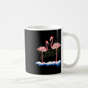 Christmas Two Pink Flamingo Summer Xmas Christmas Coffee Mug