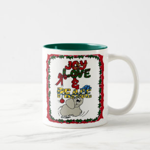 CHRISTMAS Two-Tone COFFEE MUG