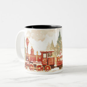 Christmas Two-Tone Coffee Mug