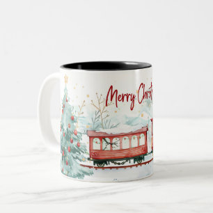Christmas Two-Tone Coffee Mug