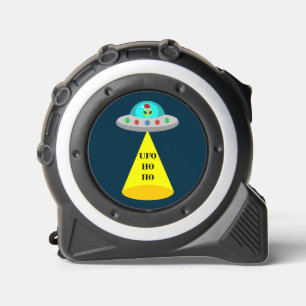 Christmas UFO Ho Ho Alien flying saucer 1