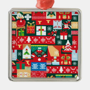 Christmas Ugly Sweater 1 Metal Ornament